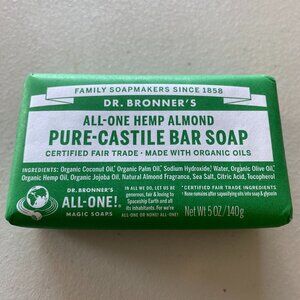 Dr. Bronner's Magic Soaps Hemp Almond Pure Castile Bar Soap
